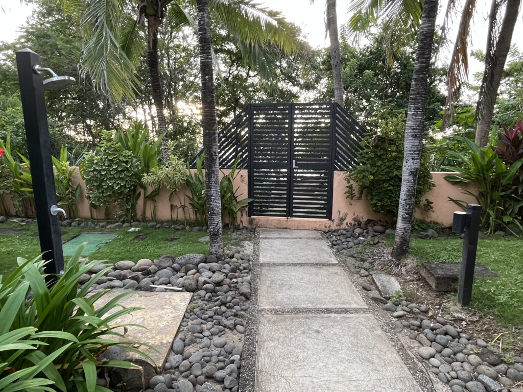 Beach gate next to townhome (1)